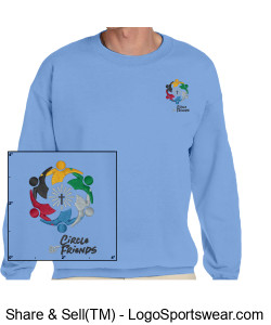 Embroidered COF Men's Sweatshirt Design Zoom